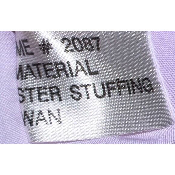 VTG PLUFFY Let's Cuddle Pink Bunny Plush Nylon Puffalump RARE Rabbit - Picture 6 of 9